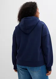 Oversize mikina z bavlněné směsi, bonprix