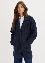Krátký buklé kabát, oversize, bonprix