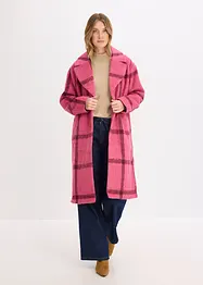 Oversize kabát s vlněným vzhledem, bonprix
