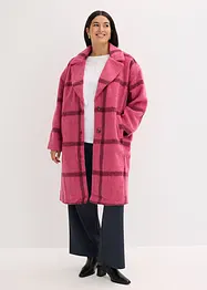 Oversize kabát s vlněným vzhledem, bonprix
