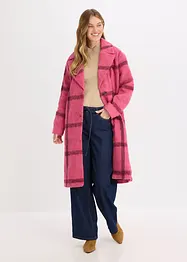 Oversize kabát s vlněným vzhledem, bonprix