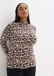 Tričko s dlouhým rukávem z měkké směsi s viskózou, bonprix