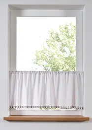 Vitrážková záclona z organické bavlny, bonprix