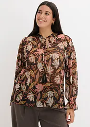 Tunikové triko z měkké síťoviny, bonprix