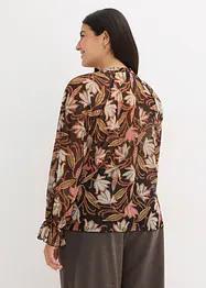 Tunikové triko z měkké síťoviny, bonprix