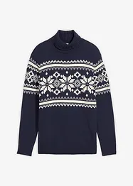 Svetr s norským vzorem, z čisté bavlny, bonprix