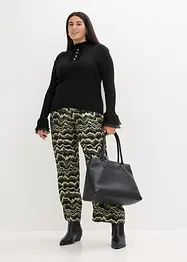 Palazzo kalhoty z lehkého viskózového krepu, bonprix