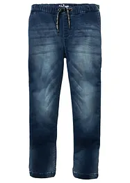 Teplákové džíny bez zapínání, Regular Fit, Straight, bonprix