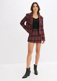 Sukně se šortkami, s ozdobným knoflíkem, bonprix