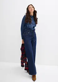 Džíny Wide Leg, Mid Waist, bonprix
