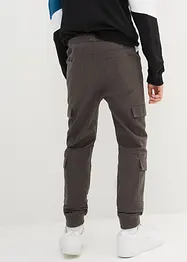 Cargo kalhoty bez zapínání, z čisté bavlny, Regular Fit, bonprix