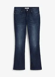 Bootcut džíny Mid Waist, strečové, bonprix