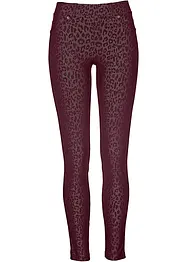Jeggings s leopardím potiskem, bonprix