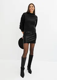 Krátká sukně z umělé kůže, bonprix