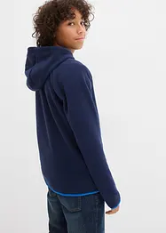 Flísová bunda s kontrastními detaily, bonprix