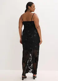 Maxi šaty s květinovou výšivkou, bonprix