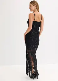 Maxi šaty s květinovou výšivkou, bonprix