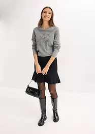 Tričko s dlouhým rukávem, z čisté organické bavlny, bonprix