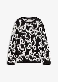 Žakárový svetr z jemné viskózové směsi, bonprix