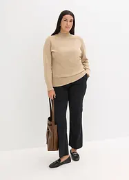 Velmi ženské kalhoty s puky, bonprix