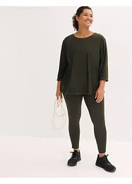 Velmi měkké funkční tričko s 3/4 rukávy, rychleschnoucí, bonprix