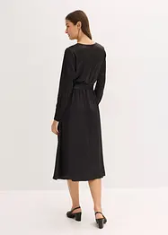 Midi šaty z lesklého saténu, bonprix