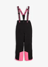 Lyžařské kalhoty s odnímatelnými šlemi, nepromokavé, bonprix