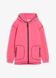 Měkká flísová bunda s praktickými kapsami na zip, bonprix