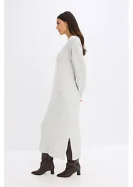 Oversize pletené šaty v délce midi, bonprix