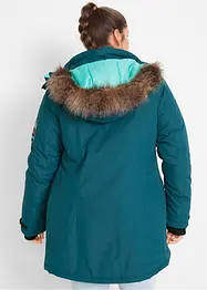 Funkční dlouhá outdoorová bunda s kapucí, nepromokavá, bonprix