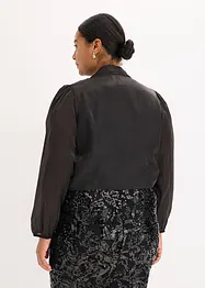 Bolerko z jemného tylu, s ozdobnou vázačkou, bonprix