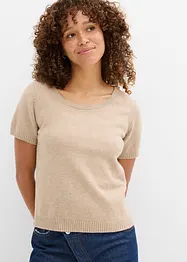 Svetr s krátkým rukávem, bonprix