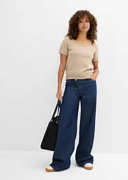 Svetr s krátkým rukávem, bonprix