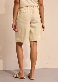 Bermudy z materiálu papertouch z bavlněné směsi, bonprix