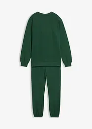 Mikina a teplákové kalhoty z čisté bavlny (2dílná souprava), bonprix