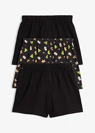 Volné boxerky z čisté bavlny (3 ks v balení), bonprix