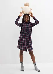 Noční košile z měkkého flanelu, s knoflíkovou lištou, bonprix