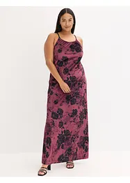 Maxi šaty z lesklého sametu, bonprix