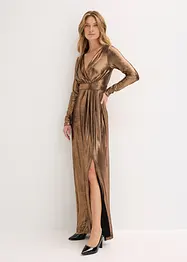 Večerní šaty z jemného žerzeje s leskem, bonprix