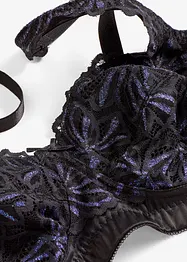 Odlehčující podprsenka bez kostic, s barevnou třpytivou přízí, bonprix