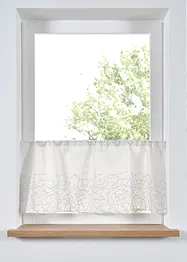 Vitrážková záclona s lesklou výšivkou, bonprix