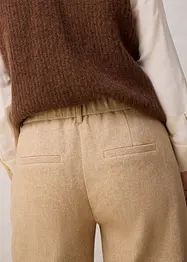 Vlněné kalhoty se vzorem rybí kosti, bonprix