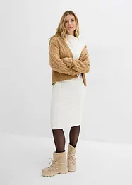 Midi šaty z viskózové směsi, bonprix