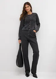 Džínová bunda se štrasovými kamínky, bonprix