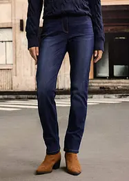 Termo džíny s pohodlnou pasovkou, Straight, Mid Waist, bonprix