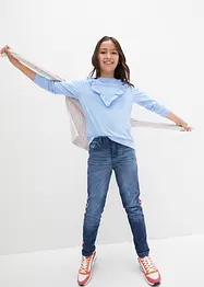 Termo džíny s žerzejovou podšívkou, Mid Waist, bonprix