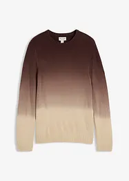 Svetr z jemné pleteniny s přechodem barev, bonprix