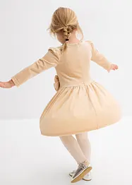 Sametové šaty s rozšířeným střihem, bonprix