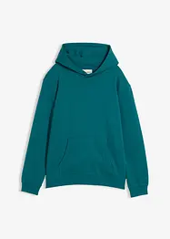 Mikina s kapucí, z měkké bavlněné směsi, bonprix