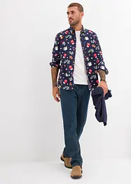 Košile s dlouhým rukávem a vánočním motivem, z čisté bavlny, bonprix